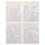 Albrecht Altar Inside The Left Rotary Wing: 4 Pane Custom Letterhead