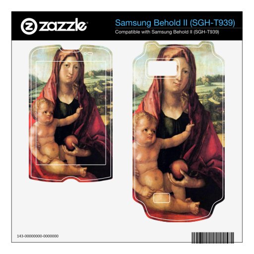 Albrecht Durer - Mary with child against a landsca Samsung Behold II Decals