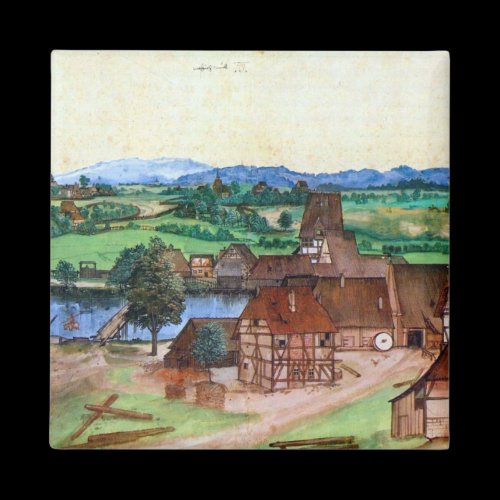 Albrecht Durer - Nuremberg wire-pullers at the mil Refrigerator Magnets