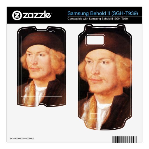 Albrecht Durer - Portrait of a young man 2 Samsung Behold II Decal