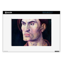 Albrecht Durer - Portrait of a young man Large Netbook Decals