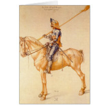 Albrecht Durer - Rider in the armor Card