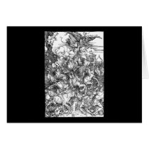 Albrecht Durer The Four Horsemen of the Apocalypse Greeting Cards