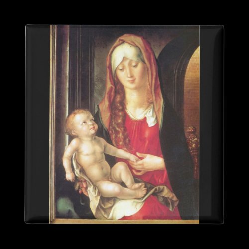 Albrecht Durer - The Virgin and Child before an ar Magnets