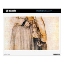 Albrecht Durer - Woman in house dress Decal For Medium Netbook