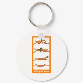 Albright Knot keychain