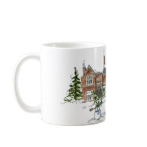 albright winter snowman mugs