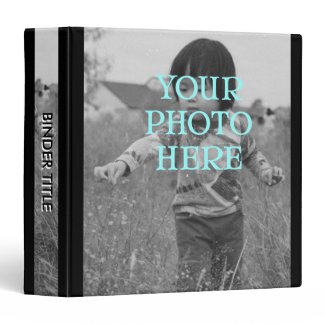 Album w/ Title, Full Photo Covers and Spine 3 Ring Binders
