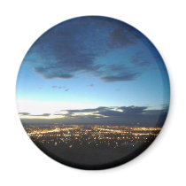 Albuquerque at nightfall magnet
