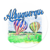 Albuquerque Balloons Stickers