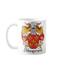 Albuquerque Family Crest mugs