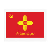 Albuquerque Flag Postcard