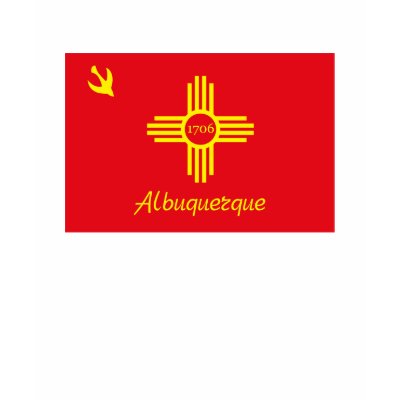Albuquerque Flag T-shirt by FlagTshirts
