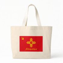 Albuquerque Flag Tote Bag by FlagTshirts Albuquerque Flag Tote Bag