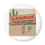 Albuquerque Left Refrigerator Magnets