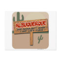 Albuquerque Left postcards