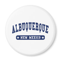 Albuquerque New Mexico College Style t shirts Refrigerator Magnet