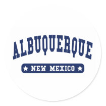 Albuquerque New Mexico College Style t shirts Stickers