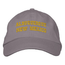 ALBUQUERQUE, NEW MEXICO embroidered hats by mjc8693 ALBUQUERQUE, NEW MEXICO embroidered hats