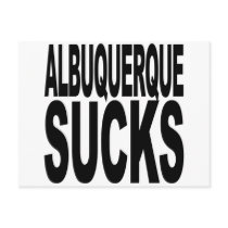 Albuquerque Sucks postcards