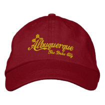 Albuquerque, The Duke City embroidered hats