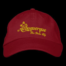 Albuquerque, The Duke City embroidered hats
