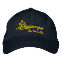 Albuquerque, The Duke City embroidered hats