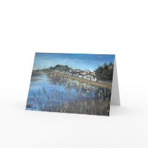 Alcácer - óleo (vendido) greeting card