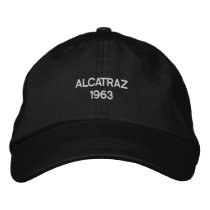 Alcatraz 1963 Cap Embroidered Baseball Caps
