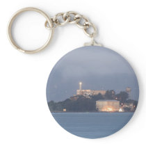 Alcatraz at Dawn Keychain