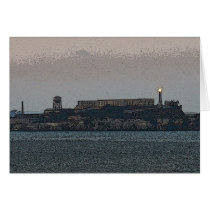 Alcatraz at Dusk cards by write2b Alcatraz at Dusk cards
