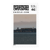 Alcatraz at Dusk postage