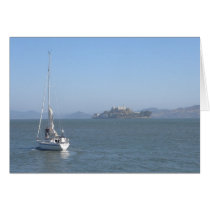 Alcatraz at Morning Greeting Cards
