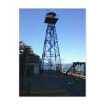 alcatraz guard tower postcards