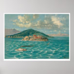 Alcatraz in San Francisco Bay (1856A) posters