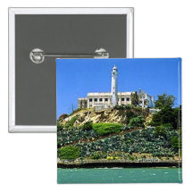 Alcatraz Island Buttons