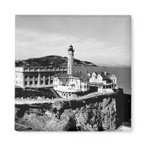 Alcatraz Island Lighthouse Refrigerator Magnet