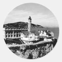 Alcatraz Island Lighthouse Sticker