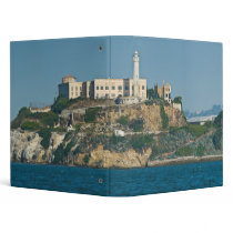 Alcatraz Island Prison San Francisco Bay Vinyl Binder