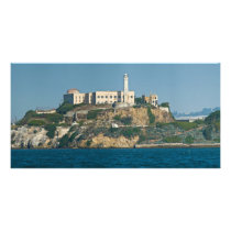 Alcatraz Island Prison San Francisco Bay Custom Photo Card