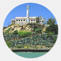 Alcatraz Island Round Sticker