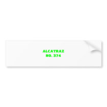 Alcatraz No. 374 Bumper Sticker