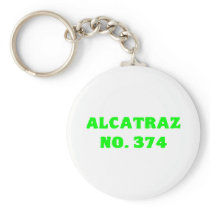 Alcatraz No. 374 Keychain