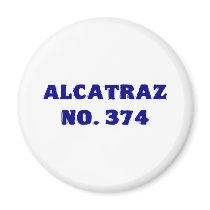 Alcatraz No. 374 Refrigerator Magnet