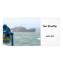 Alcatraz View Customized Photo Card