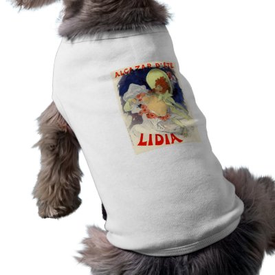 Alcazar d'Été Lidia, Jules Chéret Doggie Tee Shirt by VintageArtPosters