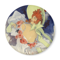 Alcazar d'Été Lidia, Jules Chéret Refrigerator Magnets