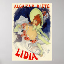 Alcazar d'Été Lidia, Jules Chéret Posters