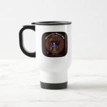 Alces de la lechería taza de café