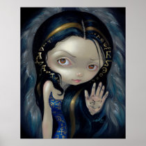 Alchemical Angel 5 ART PRINT gothic fairy alchemy